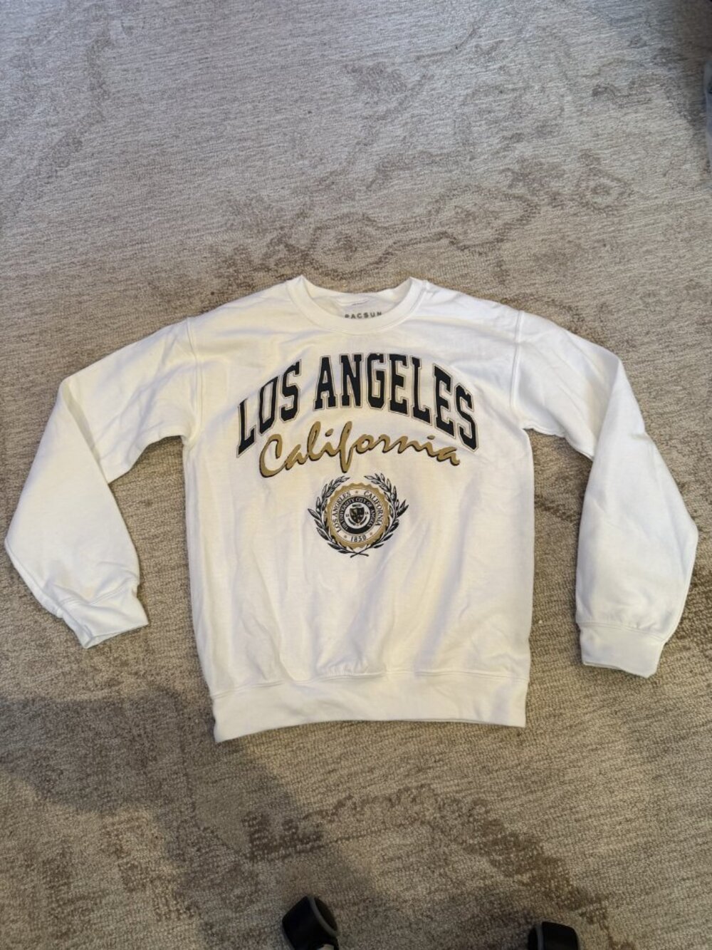 Cream Los Angeles PacSun Sweatshirt S NWT